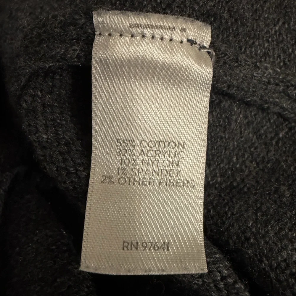 J.Jill Fair Isle Nordic Knit Knee Length Sweater Dress Cotton Long Sleeve Sz XLP - Picture 5 of 6